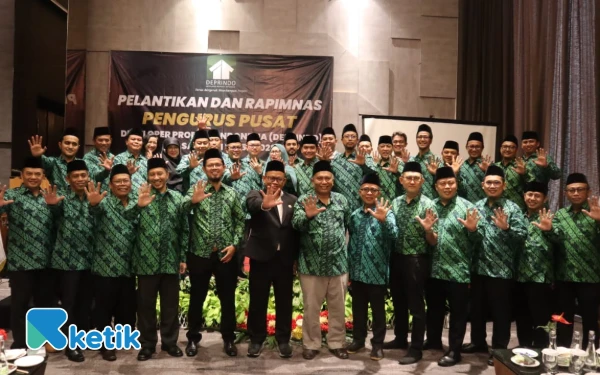 Thumbnail Berita - Deprindo Resmi Lantik Pengurus DPP 2025–2028, Komitmen Dorong Program 3 Juta Rumah