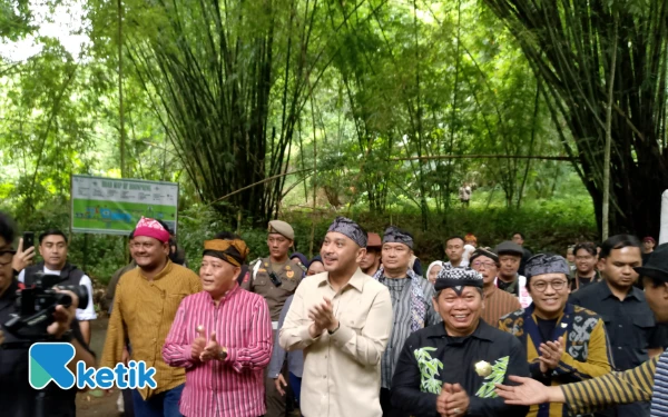 Thumbnail Berita - Festival Ekraf di Malang, Wamen Giring Resmikan Boonpring Bamboo Living Museum
