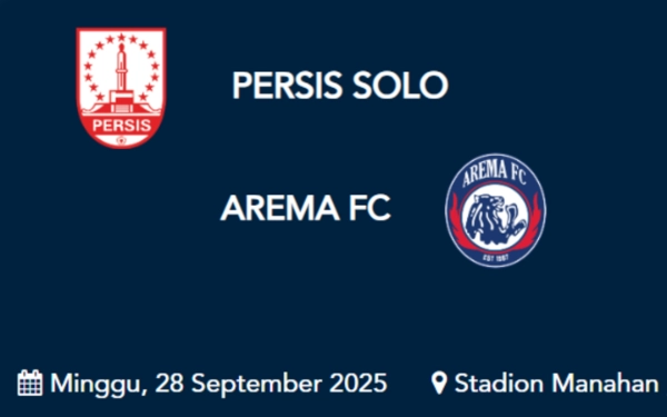 Thumbnail Berita - Prediksi Susunan Pemain Persis Solo vs Arema FC, Singo Edan Bidik Poin di Manahan