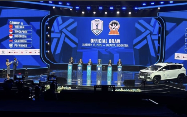 Thumbnail Berita - Hasil Drawing Piala AFF 2026, Timnas Indonesia di Grup A Bersama Vietnam