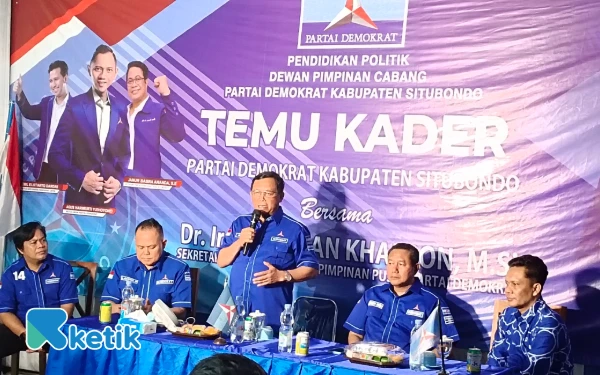 Thumbnail Berita - Temu Kader di Situbondo, Sekjen DPP Partai Demokrat Yakin Perolehan Kursi Naik di Pemilu Mendatang
