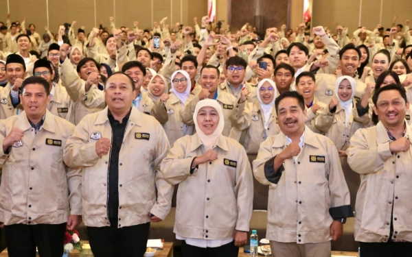 Thumbnail Berita - Lawan Korupsi, Gubernur Khofifah Canangkan 400 Patriot Muda Jawa Timur