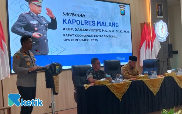 Thumbnail Berita - Operasi Lilin Semeru 2025 Dimulai! Forkopimda Malang Siagakan 318 Personel Amankan Nataru