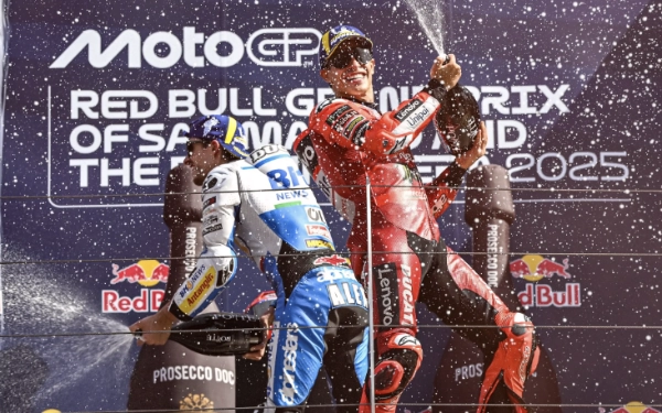 Thumbnail Berita - Jadwal MotoGP Jepang 2025 Akhir Pekan Ini, Marquez Bisa Kunci Juara Dunia!