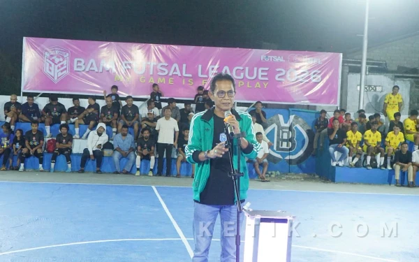 Thumbnail Berita - Helmi Umar Muchsin Buka BAM Futsal League 2026, Bangun Fondasi Prestasi dari Lapangan Desa