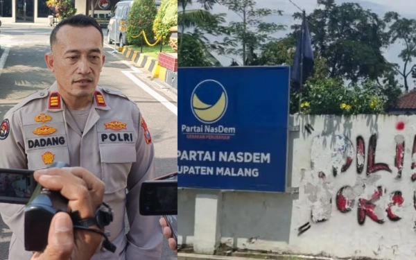 Thumbnail Berita - Muncul Aksi Vandalisme 'Adili Jokowi' di Kabupaten Malang, Polisi Lakukan Investigasi