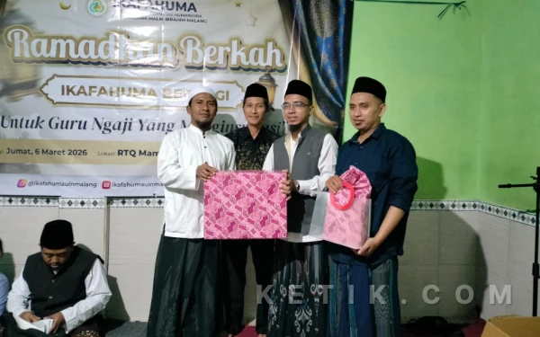 Thumbnail Berita - Ikafahuma UIN Malang Hadirkan Ramadan Berkah, Berbagi Kebahagiaan di RTQ Mambaul Karomah