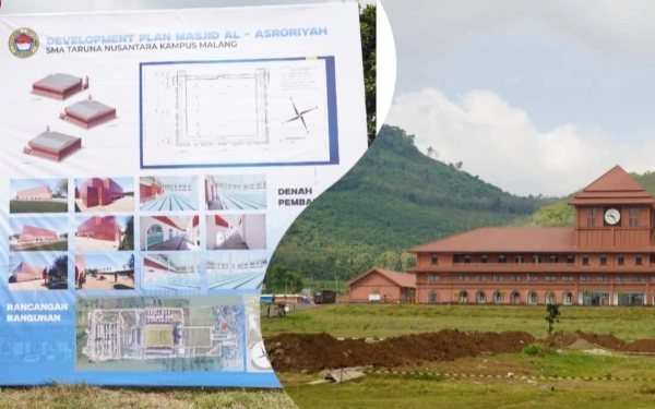 Thumbnail Berita - Masjid Kapasitas 1.400 Jemaah Dibangun di SMA Taruna Nusantara Malang