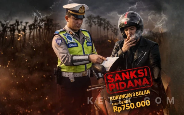 Thumbnail Berita - Awas! Merokok saat Berkendara Bisa Terancam Pidana, Ini Imbau Polres Pacitan