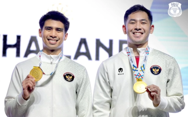 Thumbnail Berita - Bawa Pulang 3 Emas, Tim Bulutangkis Indonesia Sumbang 10 Medali di SEA Games 2025