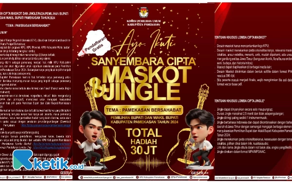 KPU Bikin Sayembara Maskot dan Jingle Pilbup Pamekasan 2024, Hadiahnya 30 Juta