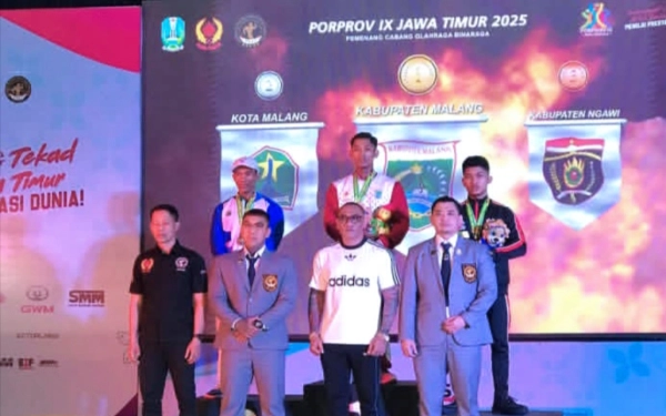 Thumbnail Berita - Raih 6 Medali di Porprov IX Jatim, Cabor Binarga Kabupaten Malang Sabet Juara Umum