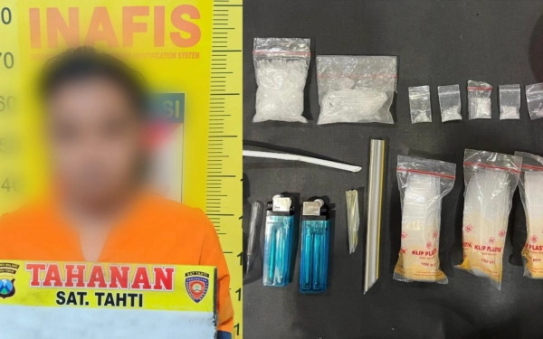 Thumbnail Berita - Polres Malang Gagalkan Peredaran 30,81 Gram Sabu di Wagir, Satu Pengedar Diciduk