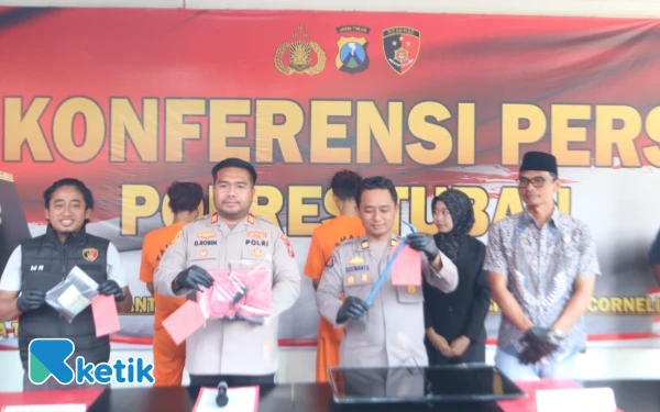 Polres Tuban Hadiahi Timah Panas 2 Tersangka Pencurian, Sudah 7 Kali Beraksi