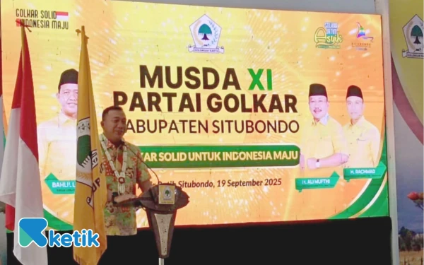 Thumbnail Berita - Ini Kata Bupati Situbondo saat Memberi Sambutan pada Musda XI Partai Golkar