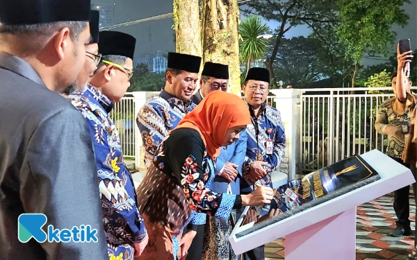 Thumbnail Berita - Alhamdulillah Masjid Nurul Hayat LH Jatim Berdiri Megah! Diresmikan Gubernur Khofifah, Jadi Motivasi Spiritual Bekerja Produktif