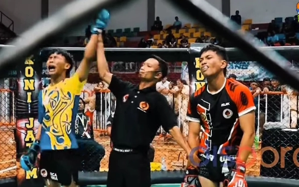 Thumbnail Berita - Porprov IX Jatim 2025, Cabor MMA Kabupaten Malang Raih 1 Medali Emas dan 2 Perunggu