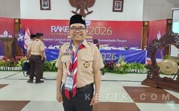 Thumbnail Berita - Dari Kemenag ke Kwarda Jatim, Akhmad Sruji Bahtiar Siapkan Gebrakan Pembinaan Pramuka di Madrasah