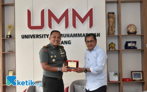 Perkuat Kerjasama di Bidang Pendidikan, Dandim 0818 Audiensi dengan Rektor UMM