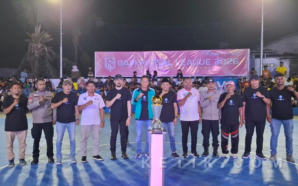Thumbnail Berita - Helmi Umar Muchsin Buka BAM Futsal League 2026, Bangun Fondasi Prestasi dari Lapangan Desa