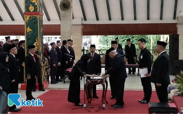Bupati Sanusi Lantik 4 Plt Kepala OPD Pemkab Malang Jadi Kepala Definitif, Ini Daftarnya