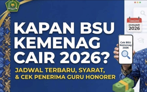 Thumbnail Berita - Januari Full Senyum! BSU Guru dan Tenaga Kependidikan Kemenag Cair, Ini Cara Cek Pencairan