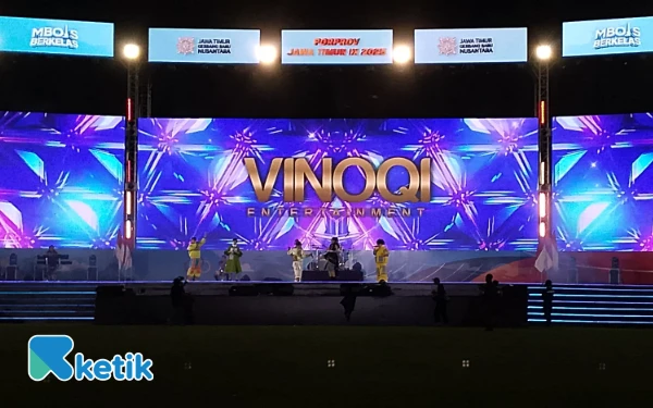 Thumbnail Berita - Vinoqi Entertainment dan Cak Percil Awali Kemeriahan Opening Ceremony Porprov IX Jatim 2025
