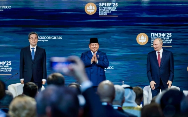 Thumbnail Berita - Di Hadapan Putin, Prabowo Tegaskan Indonesia Negara Non-Blok Bebas Aktif