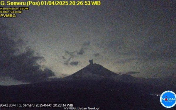 Gunung Semeru Kembali Erupsi Pagi Ini, PVMBG: Durasi 141 Detik