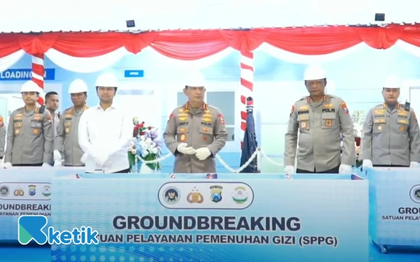Kapolri Resmikan Satuan Pelayanan Pemenuhan Gizi di Sidoarjo