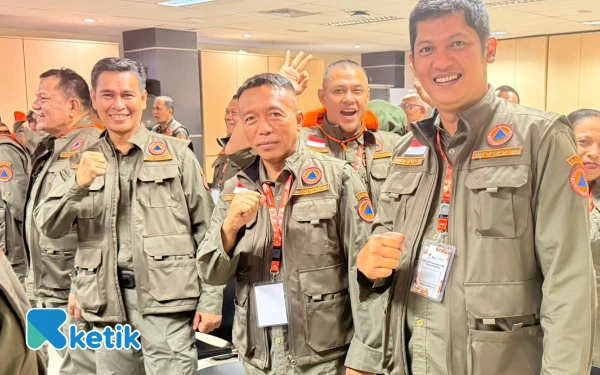 Thumbnail Berita - Kalaksa BPBD Halsel Ikuti SDMT Nasional Menuju Sistem Penanggulangan Bencana Tangguh 2045