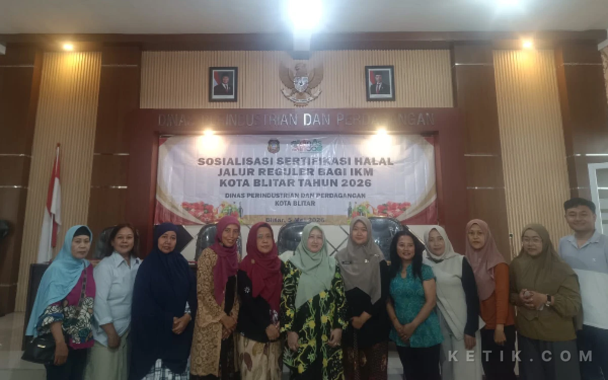 Thumbnail Berita - Disperindag Kota Blitar Gaspol Sertifikasi Halal 2026, IKM Didorong Naik Kelas dan Tembus Pasar Lebih Luas