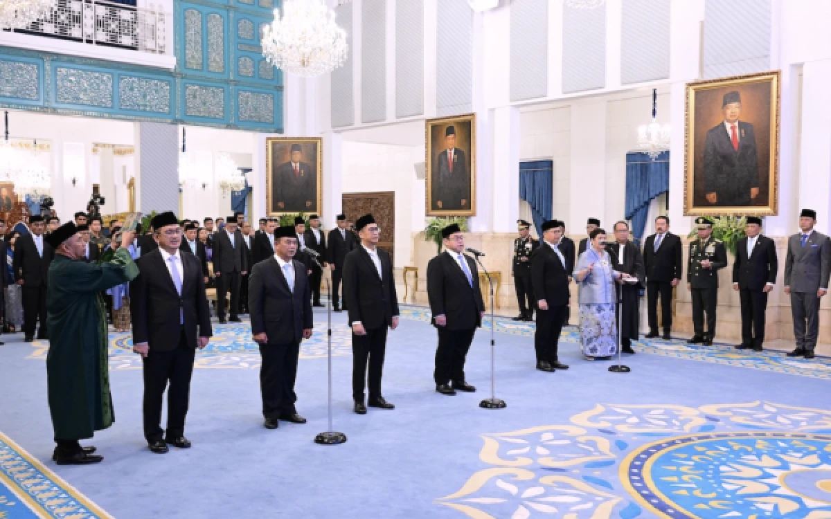 Foto Istana Negara Jakarta dalam sebuah pelantikan Pejabat. (Foto: Kantor Staf Presiden)