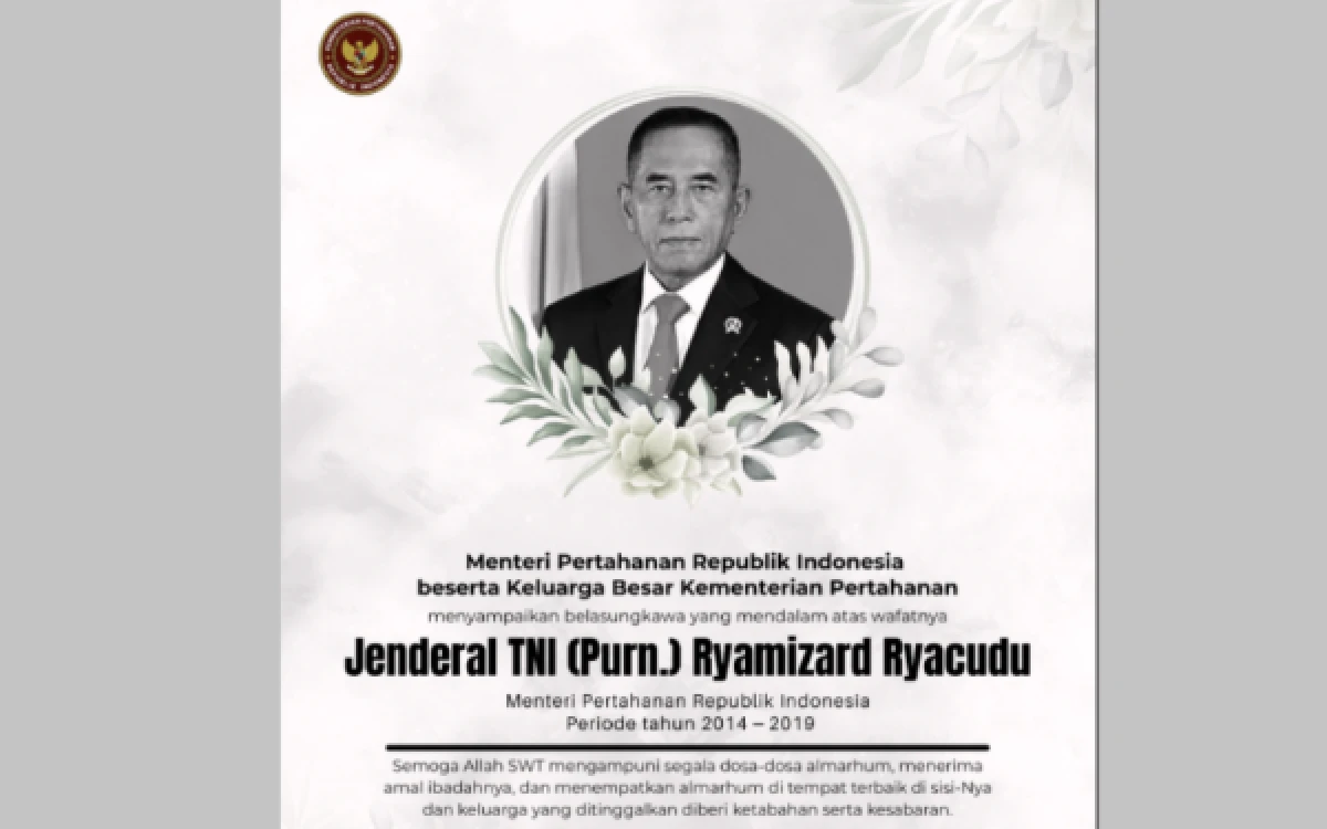 Thumbnail Berita - Prabowo Direncanakan Hadir, Berikut Jadwal Prosesi Pemakaman Militer Mantan Menhan Ryamizard Ryacudu