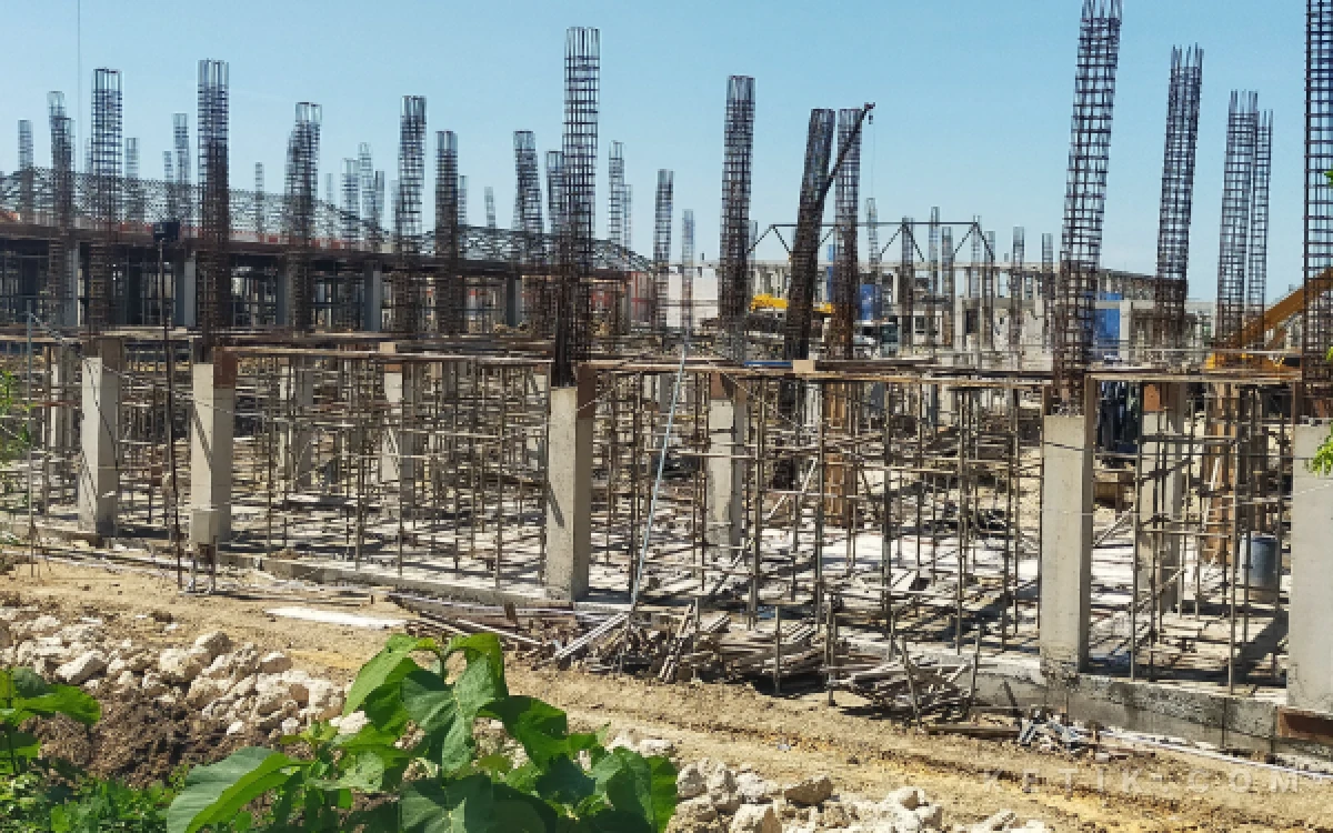 Foto Proyek pembangunan Sekolah Rakyat di Sampang. Senin, 1 Juni 2026 (Foto: Mat Jusi/Ketik.com)