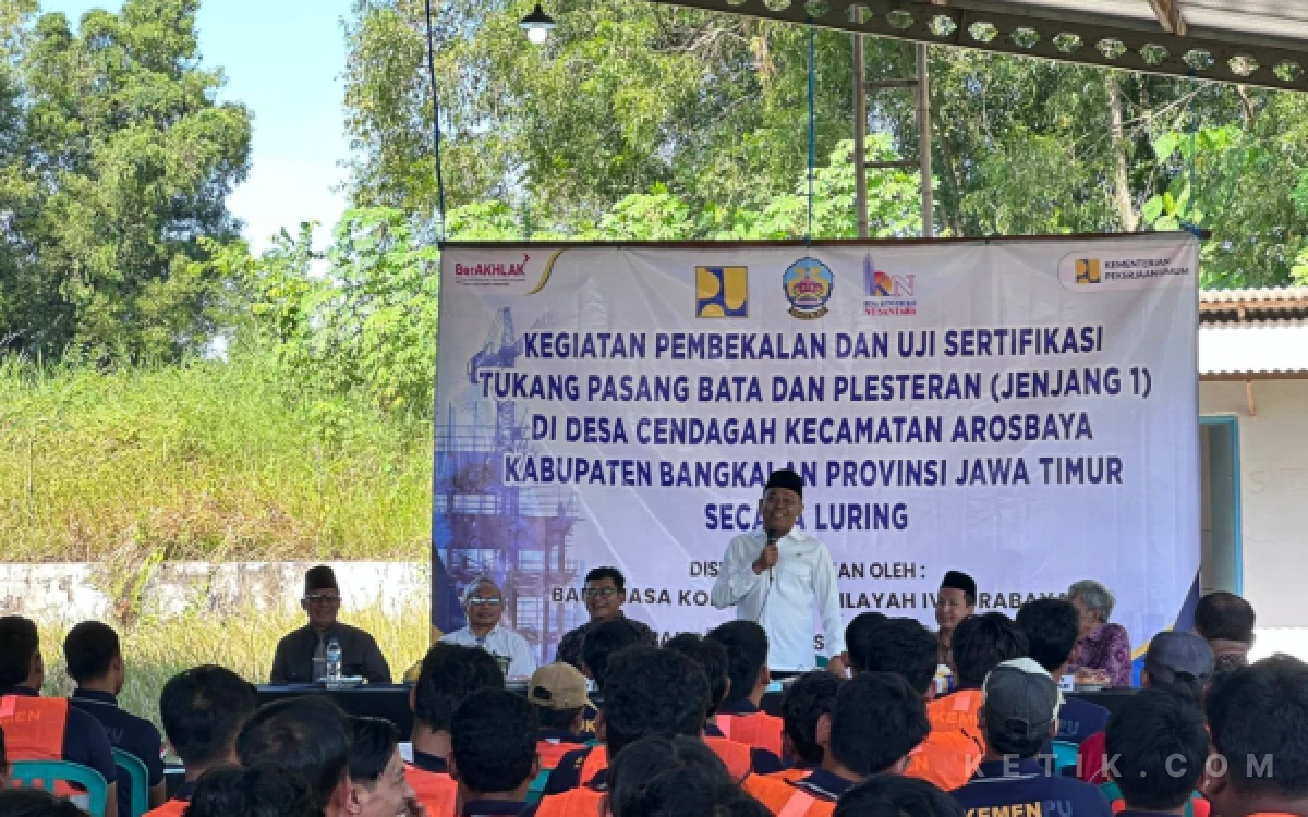 Thumbnail Berita - SDM Madura Disiapkan Go Internasional Lewat Pelatihan Tukang Bersertifikat