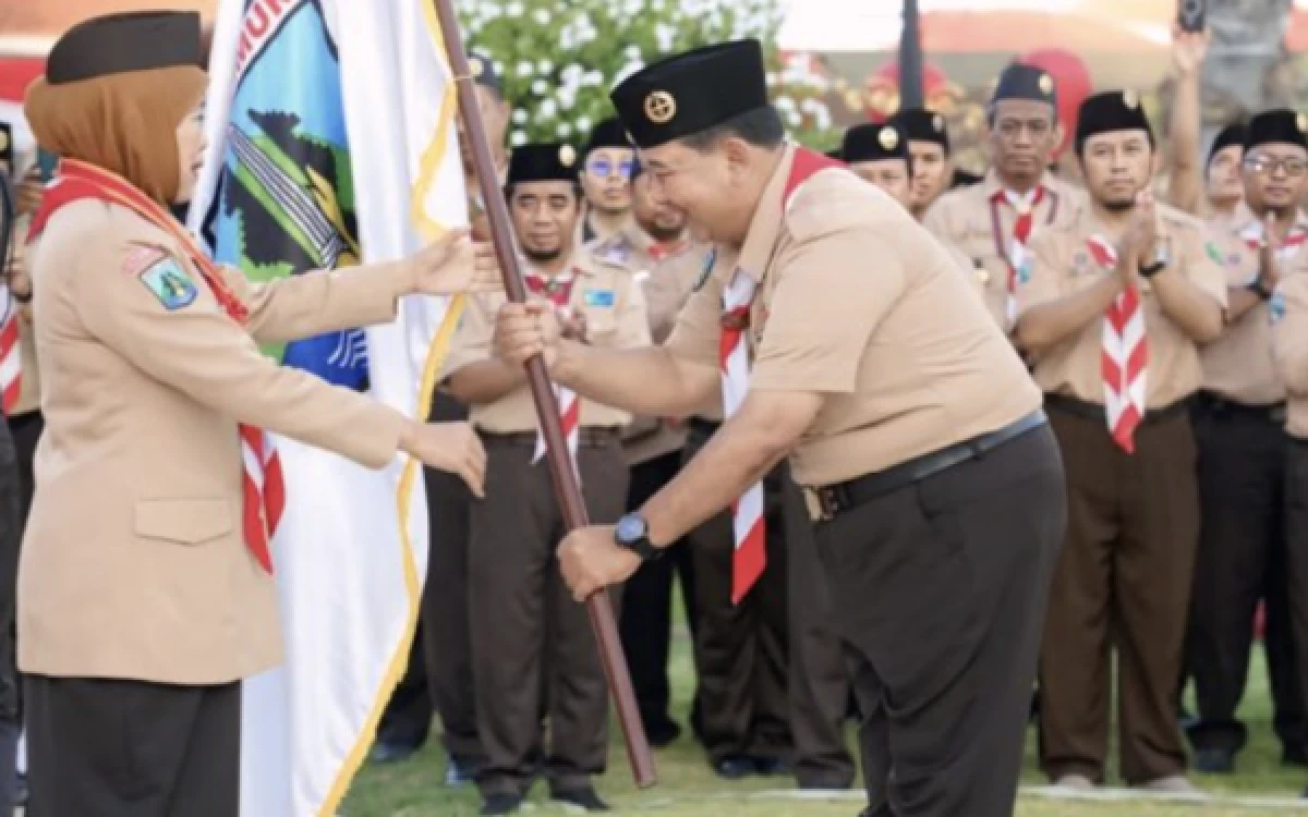 Thumbnail Berita - Peserta Jamnas XII Kontingen Jatim Berdatangan di Buperta Cibubur, Semangat Persaudaraan Pramuka Menggema