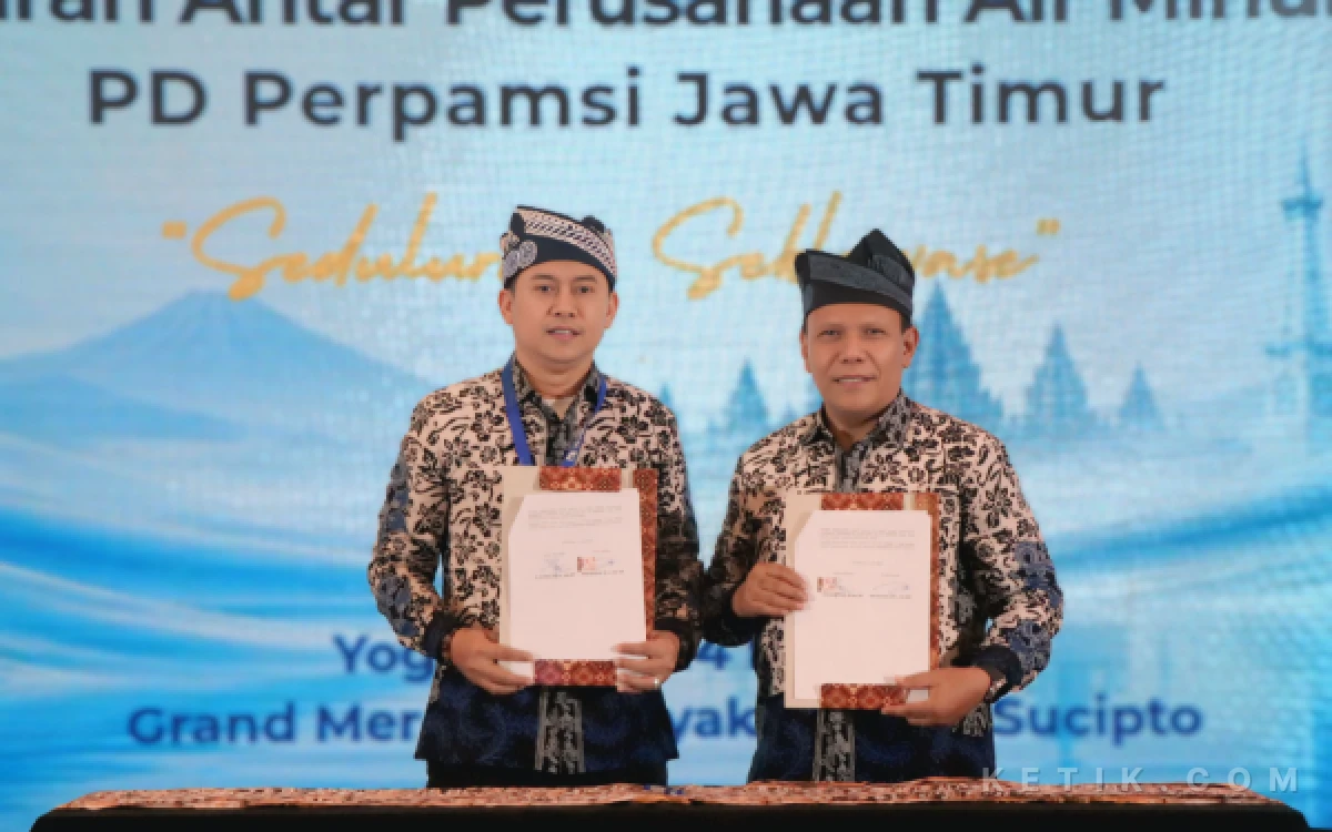 Thumbnail Berita - Ukir Sejarah! Dirut Tugu Tirta Kota Malang Nakhodai Organisasi BUMD Air Minum se-Jatim