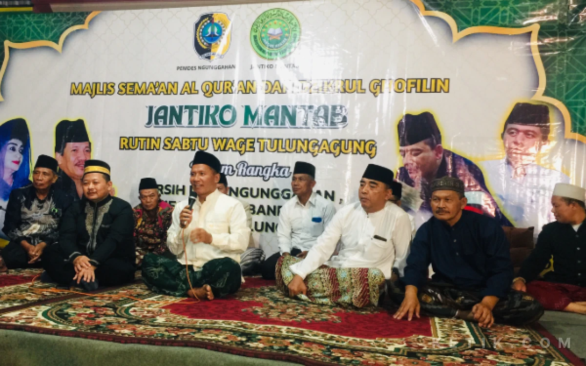 Thumbnail Berita - Usung Spirit Spiritual, Majelis Jantiko Mantab Warnai Acara Bersih Desa di Ngunggahan Tulungagung