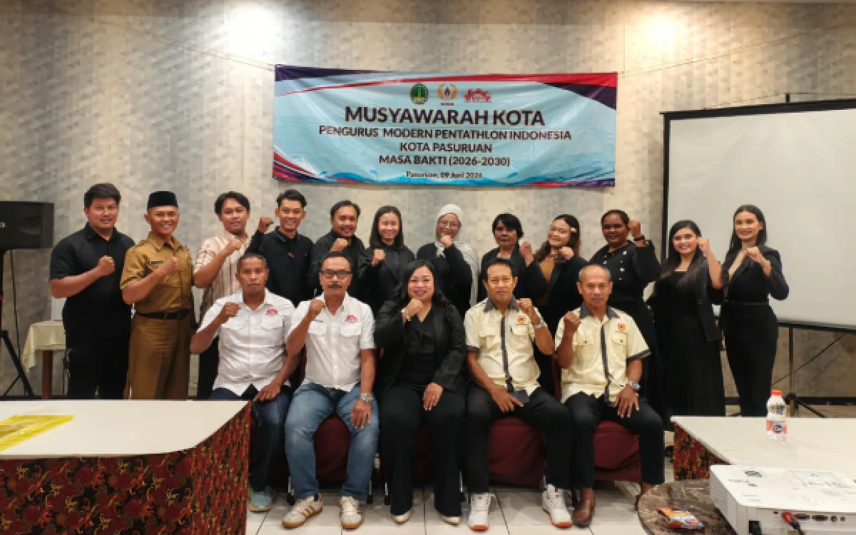 Thumbnail Berita - Resmi Dikukuhkan, MPI Kota Pasuruan Ditarget Emas di Cabor Pentathlon