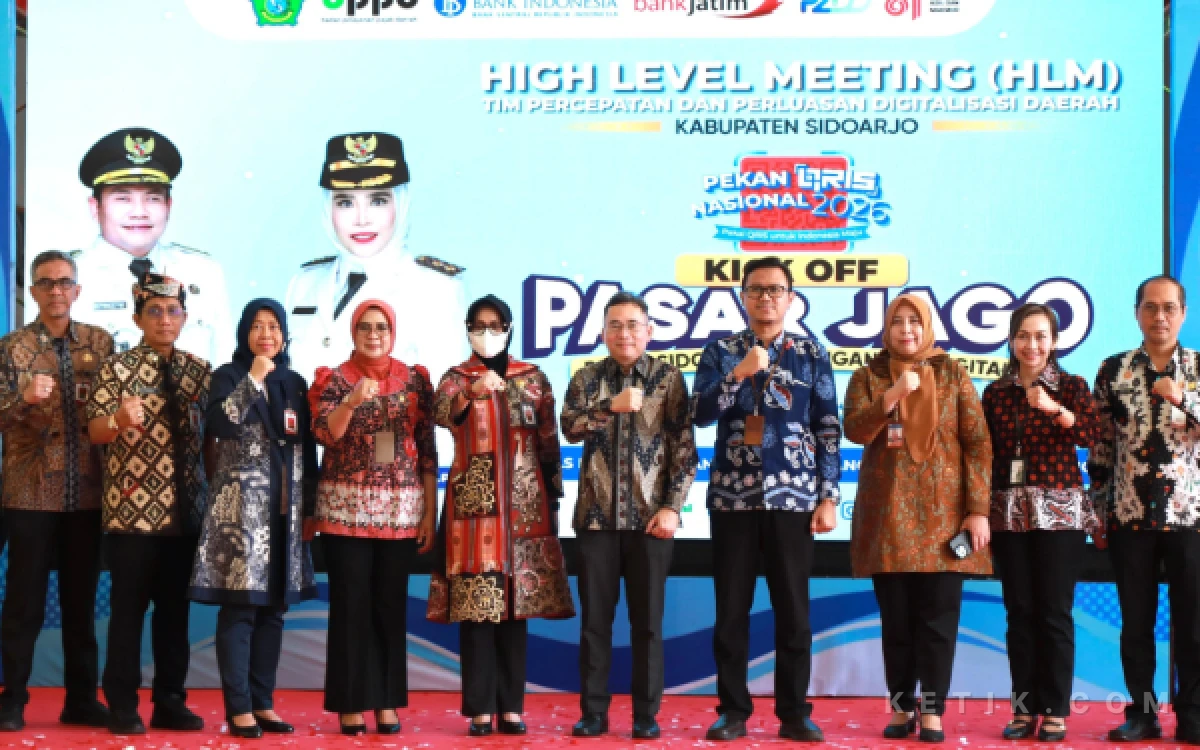 Thumbnail Berita - PASAR JAGO Perkuat Digitalisasi Pemkab Sidoarjo; Transaksi Pedagang di Pasar Lebih Mudah