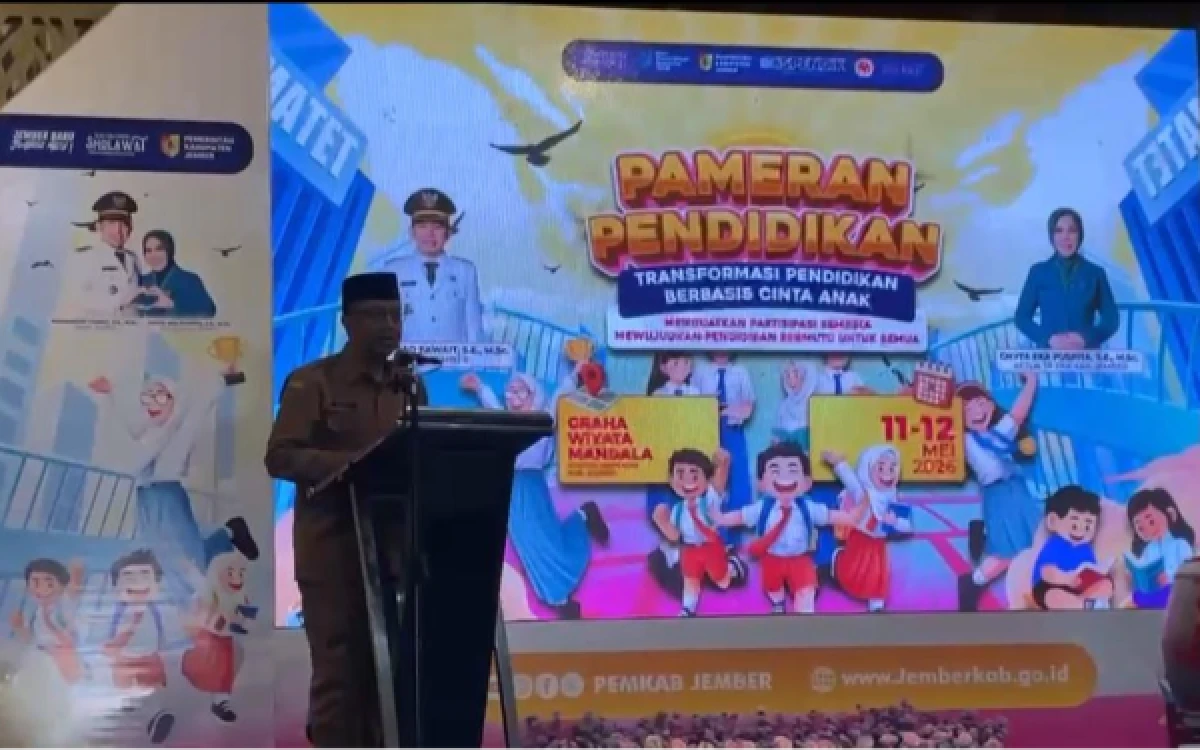 Thumbnail Berita - Hardiknas 2026 di Jember Tampil Beda, Dispendik Gelar Pameran Karya Siswa dan Guru