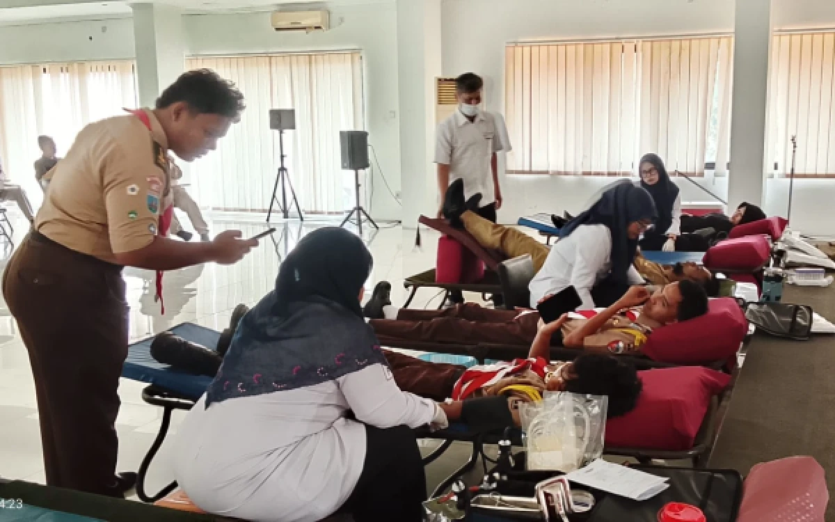 Thumbnail Berita - Kwarda Pramuka Banten Gelar Donor Darah untuk Bantu Penuhi Stok Darah