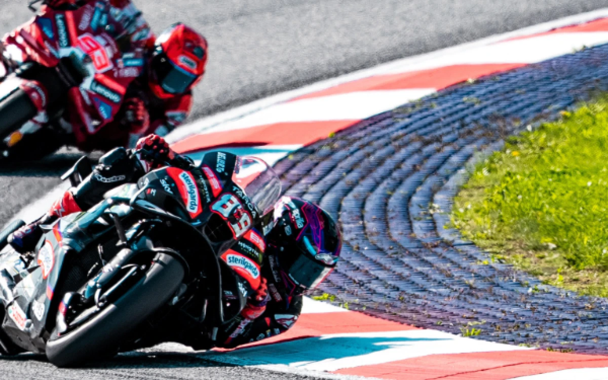 Foto Martin sementara unggul dua poin dari pesaing terdekat sekaligus kompatriotnya, Marc Marquez, di klasemen MotoGP 2026