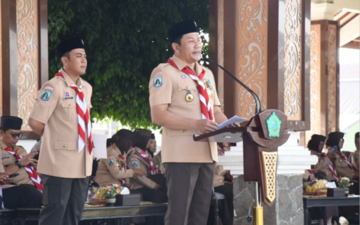 Thumbnail Berita - Bupati Subandi: Nilai-Nilai Perjuangan Pramuka Tetap Relevan untuk Hadapi Tantangan Zaman