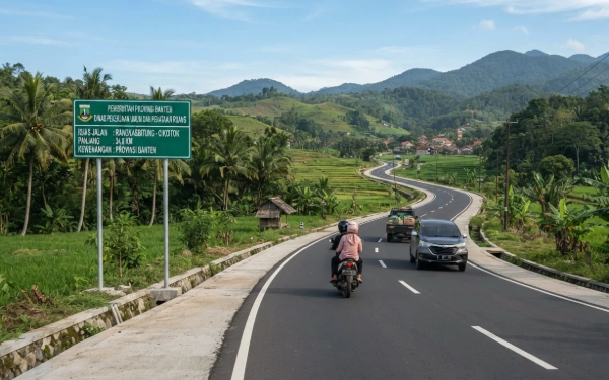 Thumbnail Berita - Rusak Jalan di Lebak? Cek Dulu, Ini 12 Ruas Tanggung Jawab Pemprov Banten