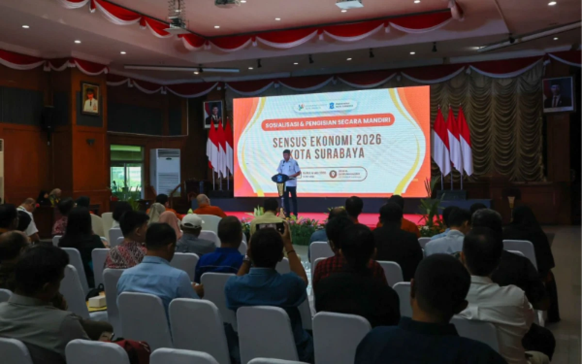 Thumbnail Berita - Sensus Ekonomi 2026 Dimulai, Pemkot Surabaya Ajak Pelaku Usaha Terbuka Wujudkan Peta Masa Depan