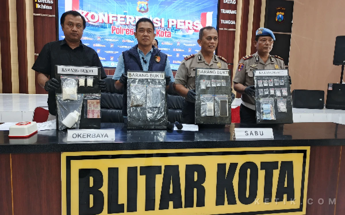 Thumbnail Berita - Polres Blitar Kota Ungkap 12 Kasus Narkoba Selama Mei 2026, Mayoritas Pelaku Residivis