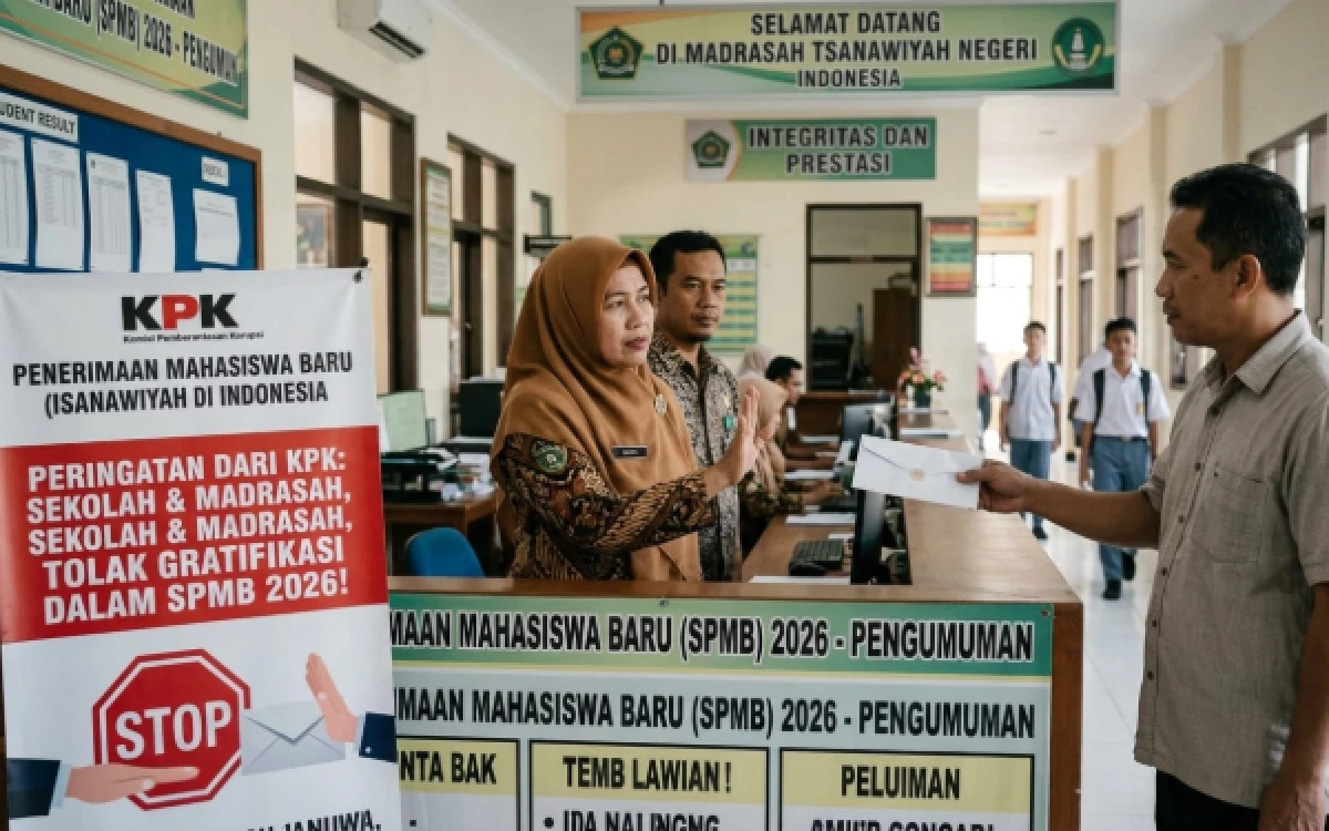 Thumbnail Berita - KPK Ingatkan Sekolah dan Madrasah Tolak Gratifikasi dalam Pelaksanaan SPMB 2026