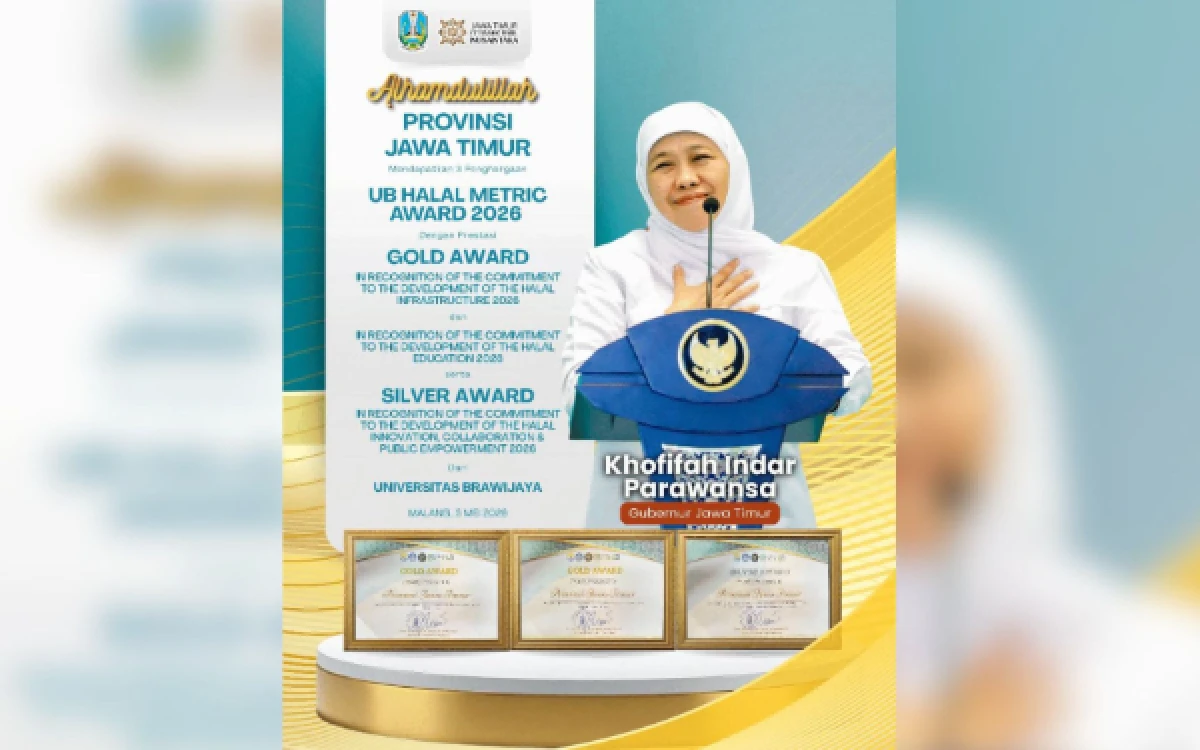 Thumbnail Berita - Jatim Sapu Bersih Tiga Penghargaan UB Halal Metric Award 2026, Tegaskan Halal sebagai Nilai Utama Ekonomi